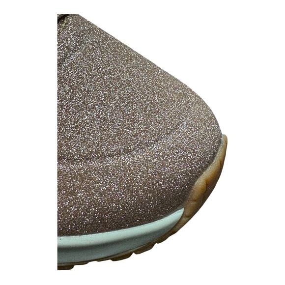 NWOT SKECHERS 9.5 AIR UNO GLITTER BOMB ROSE GOLD MEMORY FOAM SNEAKERS WOMEN - Picture 11 of 13